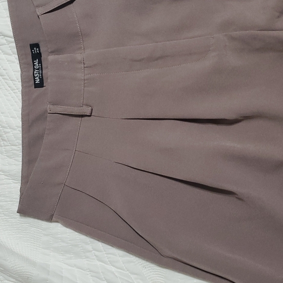 NASTYGAL wide leg trousers sz 8 - Picture 3 of 4